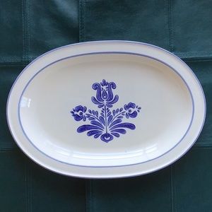 Pfaltzgraff Village Platter Blue and White